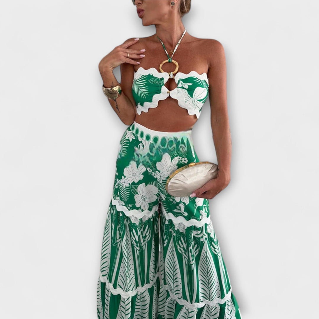 Zella - Cassie Ric Rac Trim pakabuko žiedų rinkinys