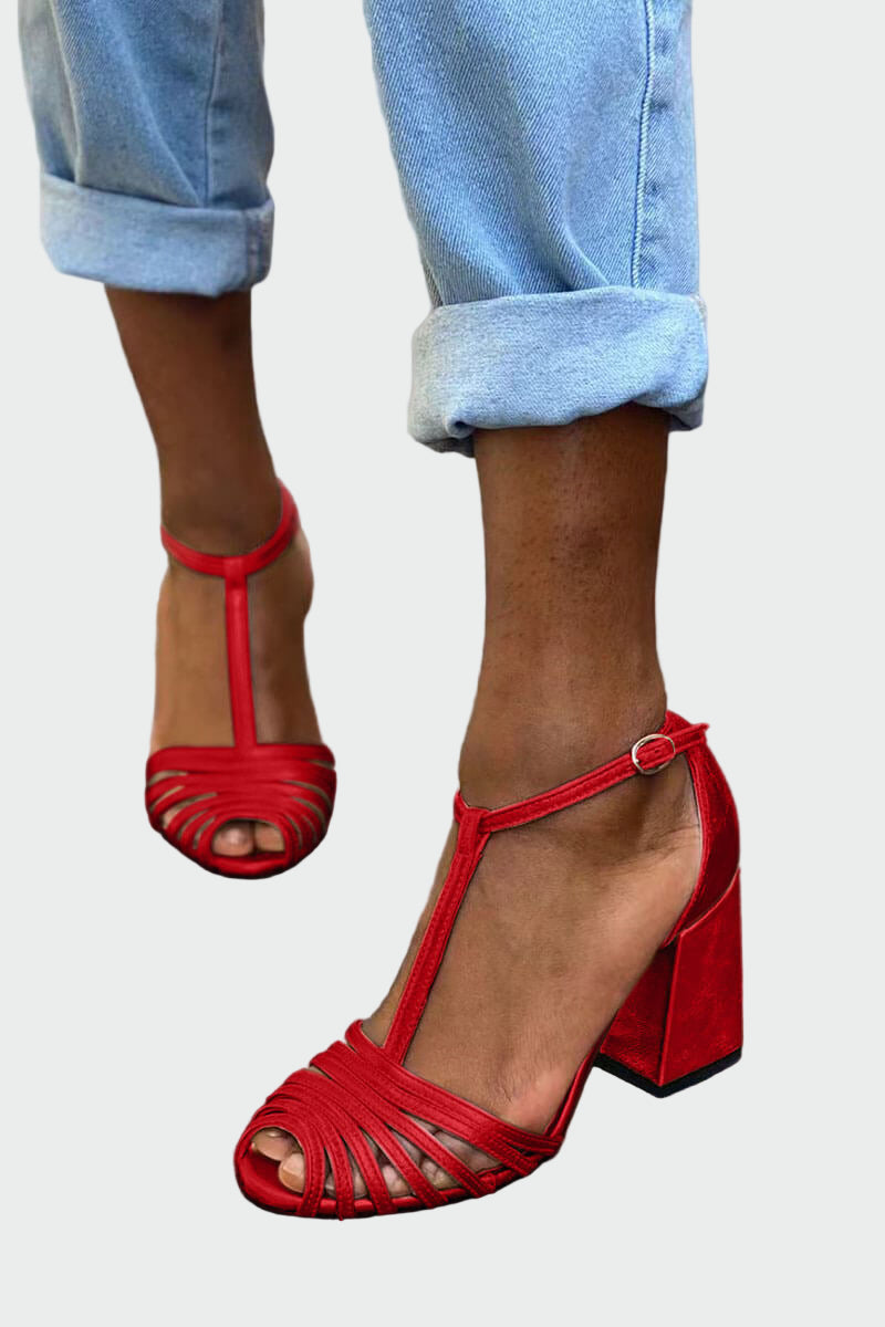 Elegantiški T formos dirželiai