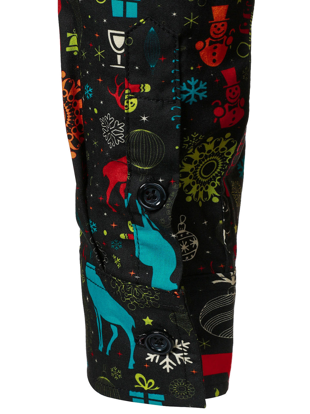 Vyriški minkšti marškiniai su linksmu kalėdiniu elniu ir snaigėmis ilgomis rankovėmis