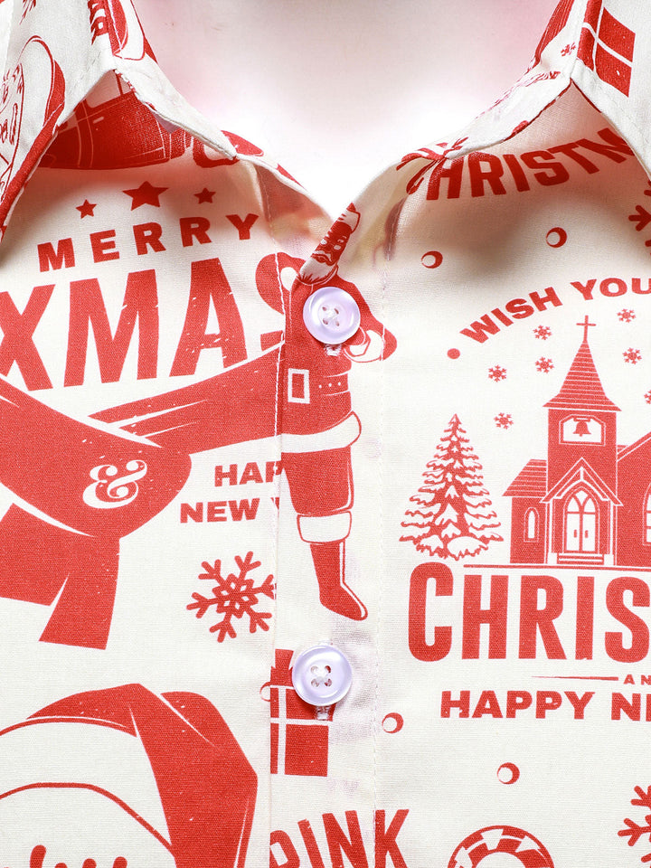 Vyriškas smėlio spalvos kalėdinis megztinis su vintažiniu dizainu ilgomis rankovėmis