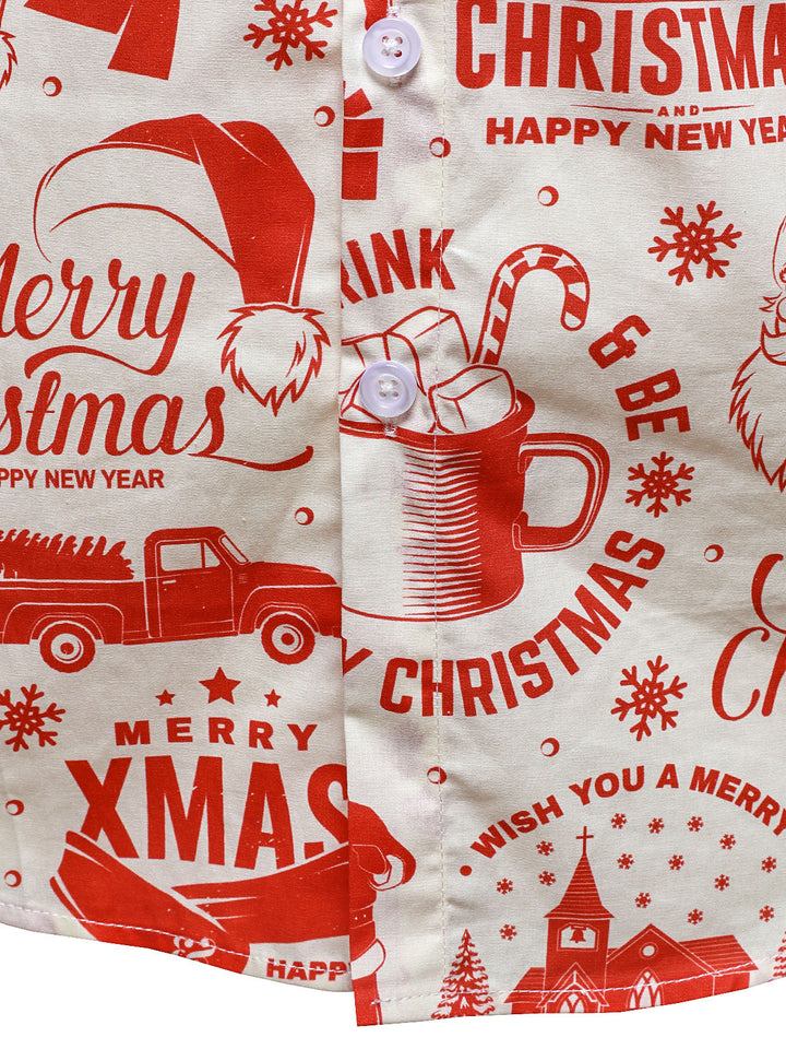 Vyriškas smėlio spalvos kalėdinis megztinis su vintažiniu dizainu ilgomis rankovėmis