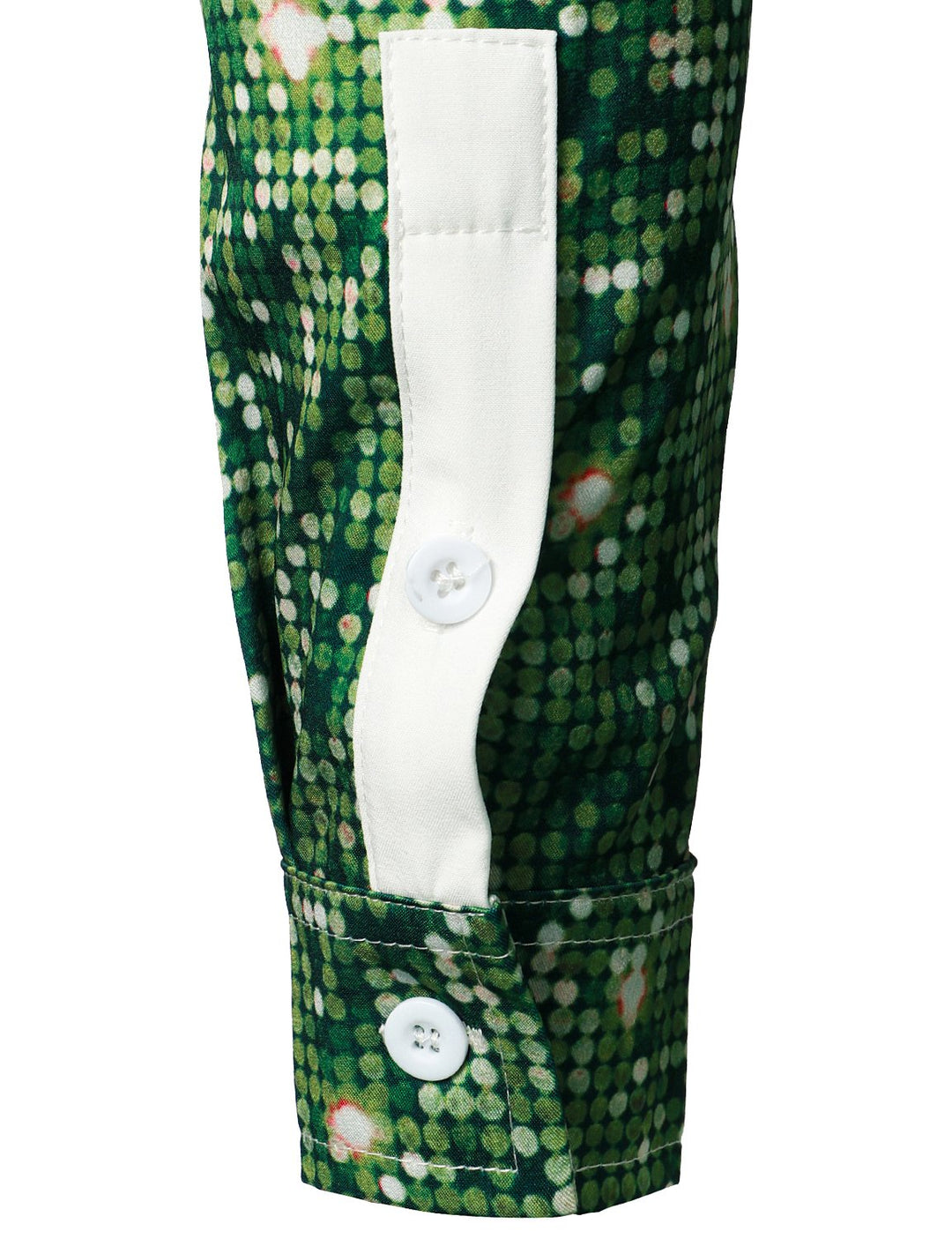 Vyriški žali ilgarankoviai marškiniai su linksmu kalėdiniu eglutės kostiumo raštu ir sagomis