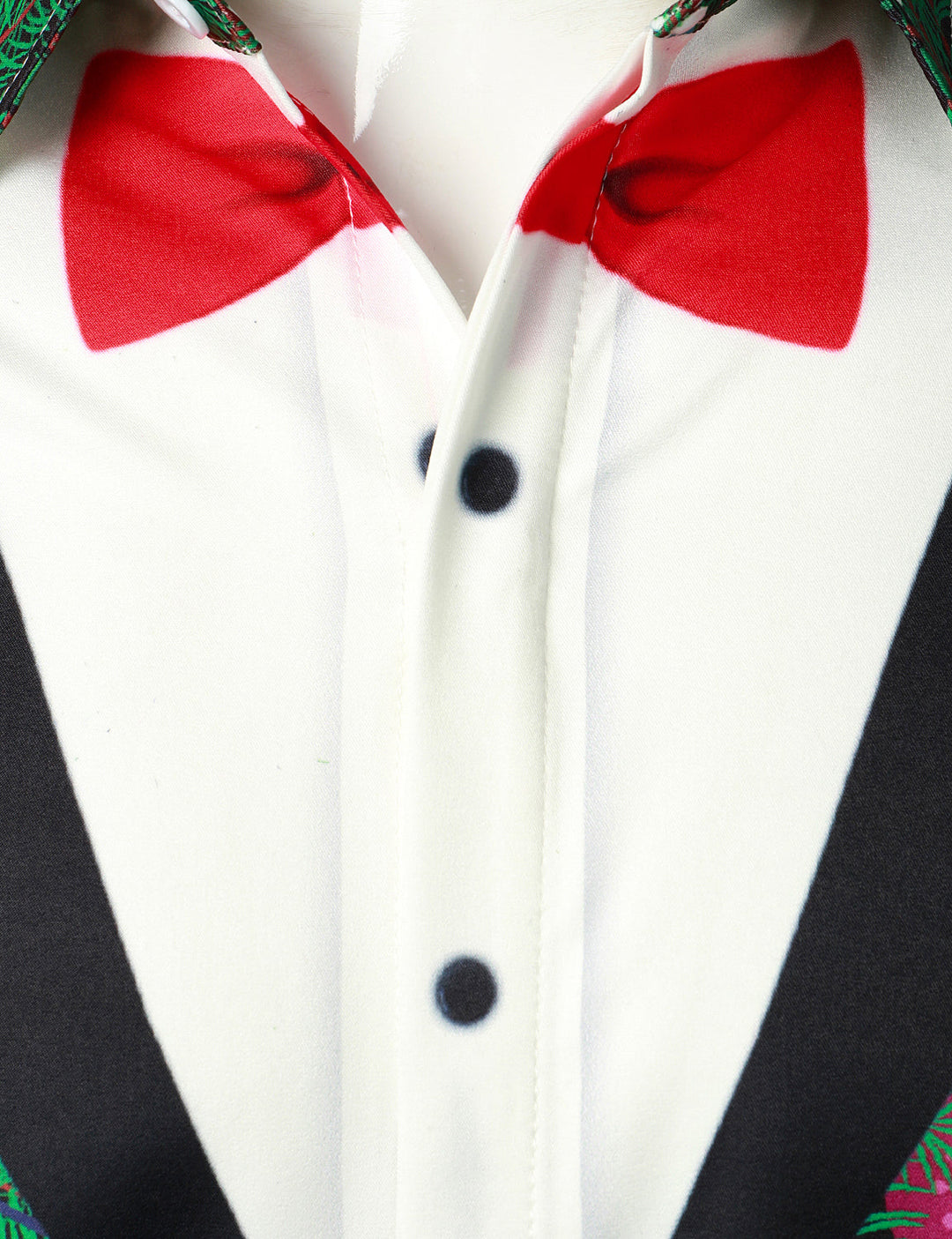 Vyriški regular fit ilgarankoviai marškiniai su kalėdiniu eglutės kamufliažo raštu