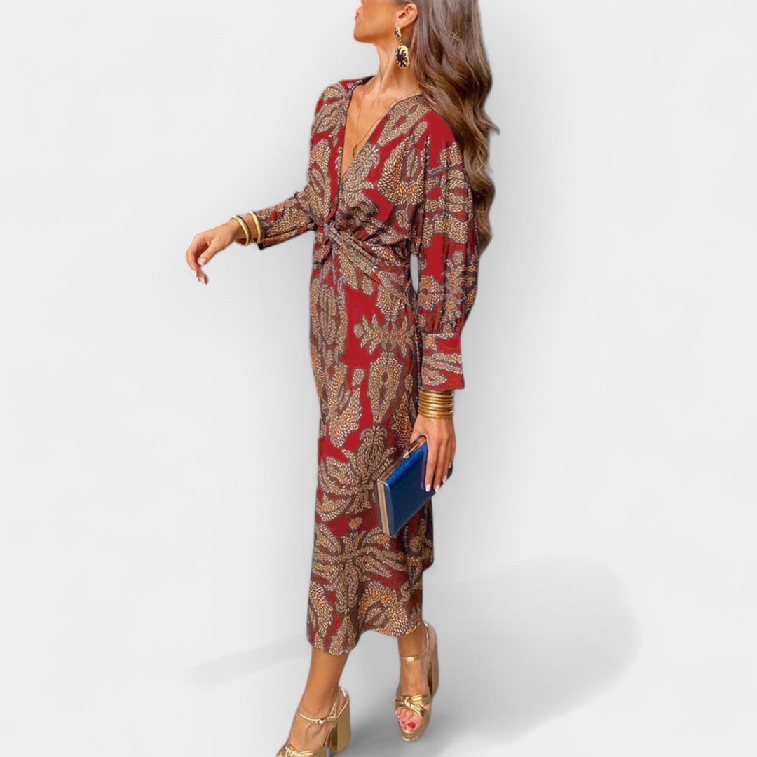 Minimalistinė atlasinė suknelė