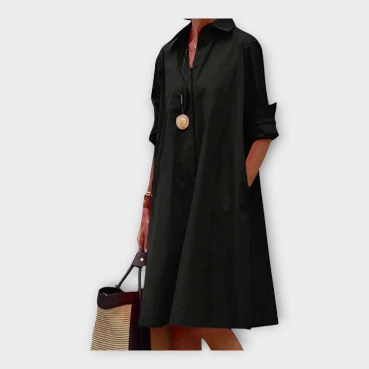 Stilinga Polo Suknelė iš Aukštosios Kokybės Medžiagos