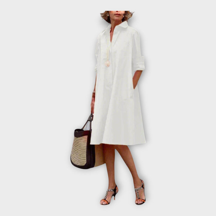 Stilinga Polo Suknelė iš Aukštosios Kokybės Medžiagos