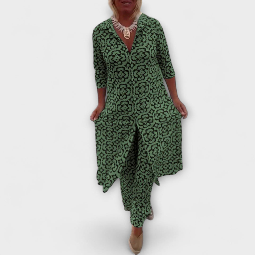 Camilla - Elegantiškas Geometrinis Komplektas