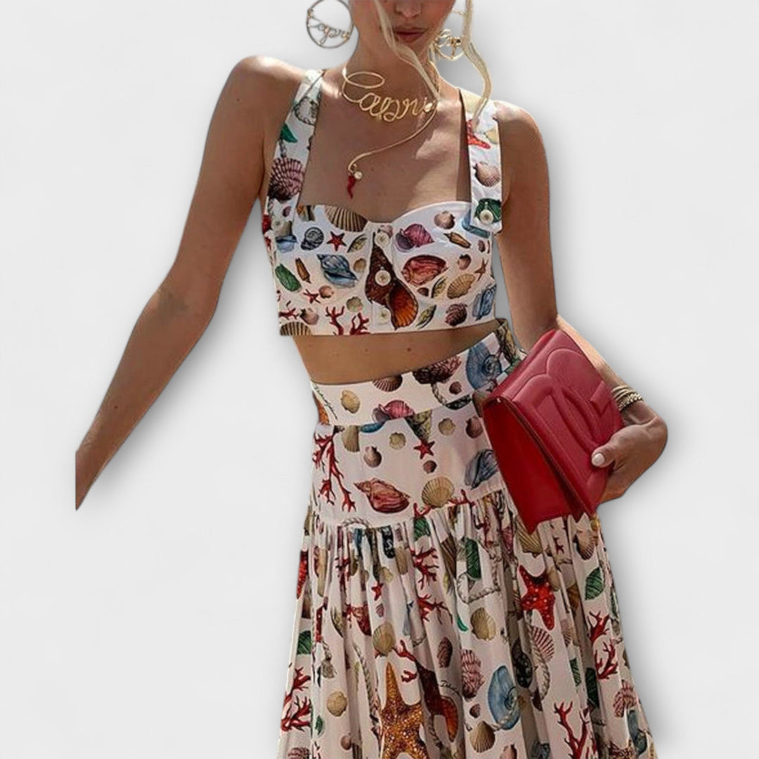 Heather - Stilingas dviejų sijono komplektas