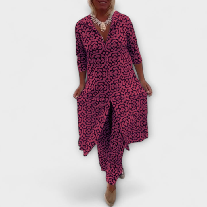 Camilla - Elegantiškas Geometrinis Komplektas