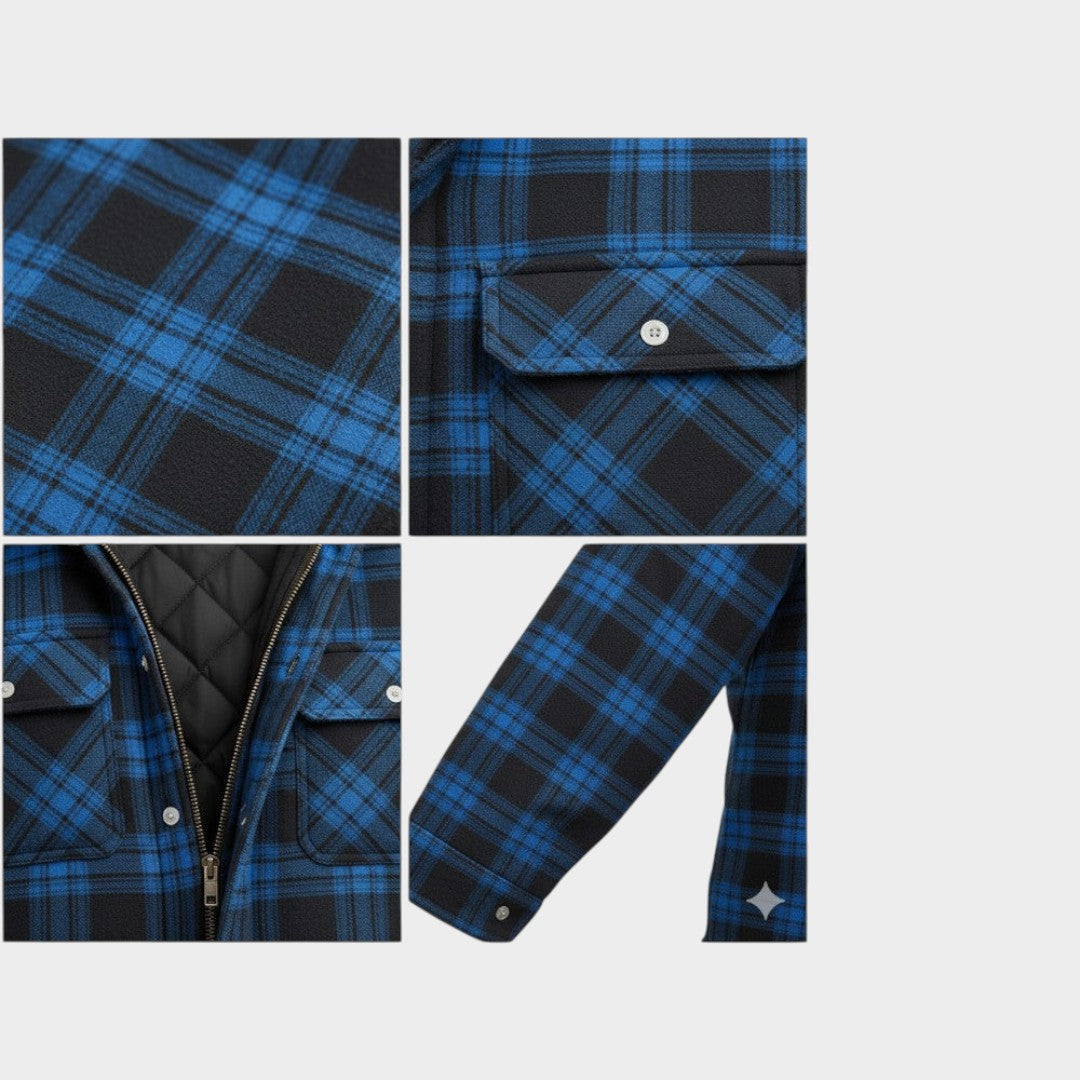 Asger™ | Chaqueta cálida para hombre de mezcla premium de lana