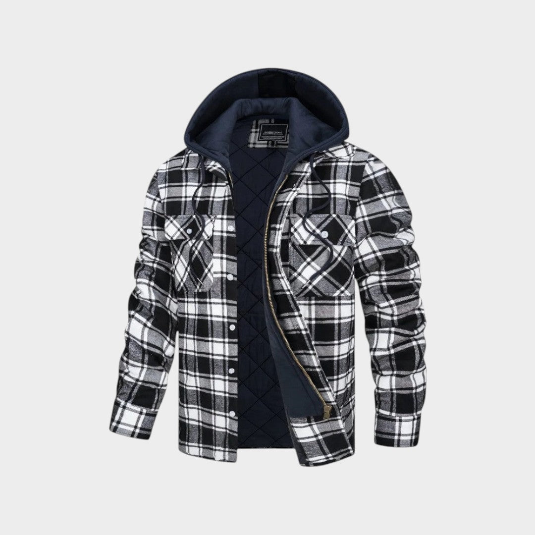 Asger™ | Chaqueta cálida para hombre de mezcla premium de lana