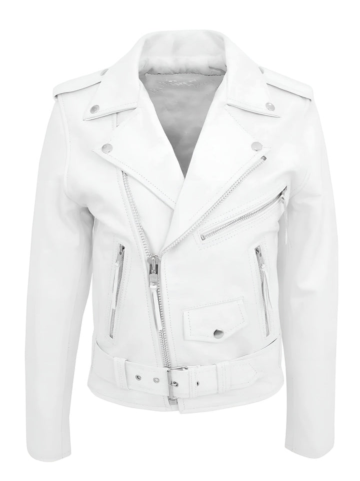 Austin™ | Chaqueta de Cuero Clásica Biker