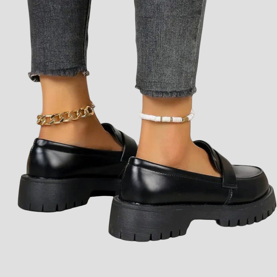 Živilė - Moteriški batteriai su satino kulnais