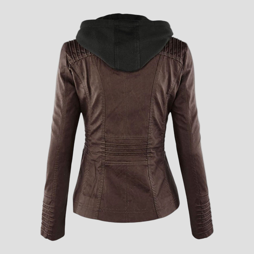 Justė- Moderni odinė striukė