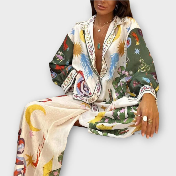 Stella - Elegantiškas dviejų dalių moterų komplektas