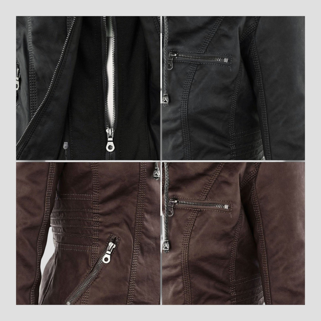 Justė- Moderni odinė striukė