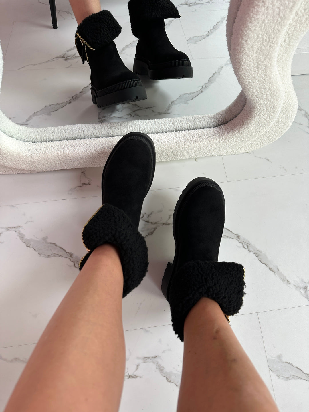 Miglotė - Batai su užtrauktuku