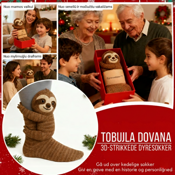 Tobias™ | Dryžuotos gyvūnų kojinės