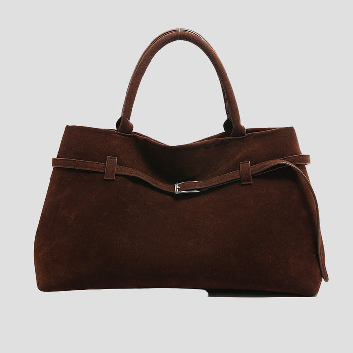 Amalia - Aksominė odinė rankinė