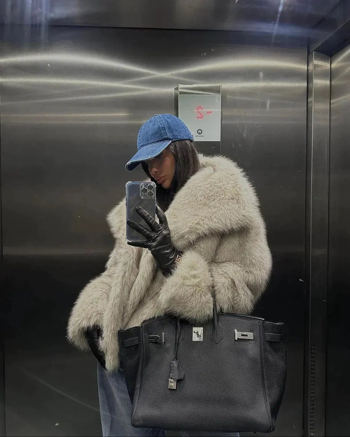 Macy - Dirbtinio kailio švarkas