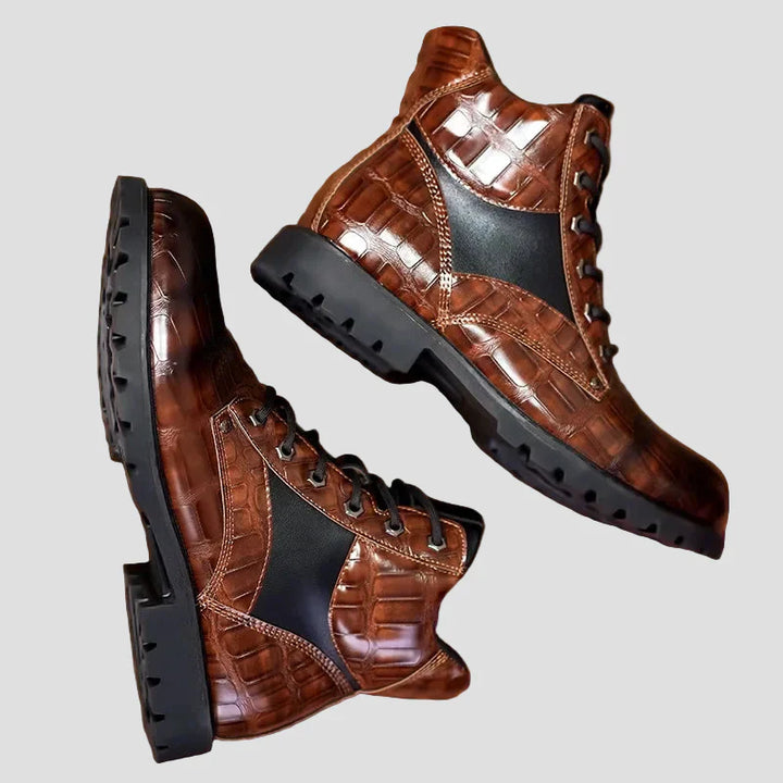 Dante - Krokodilo odos vyriški batai