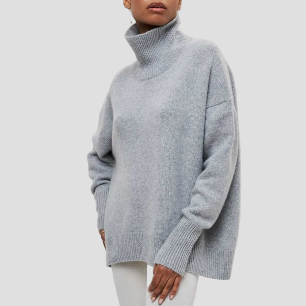 Katrielle - megztinis su aukštu kaklu