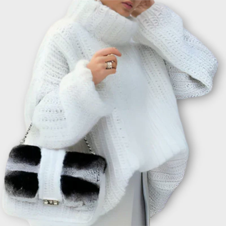 Paulina - Ilgomis rankovėmis megztinis