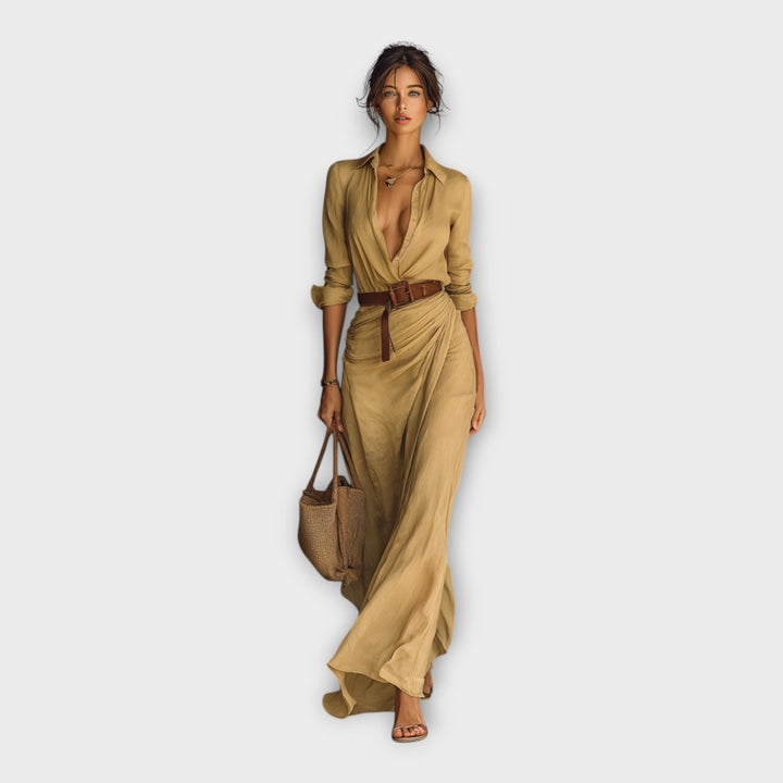 Lengva suknelė su laikina elegancija